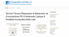 Desktop Screenshot of compuservchile.cl